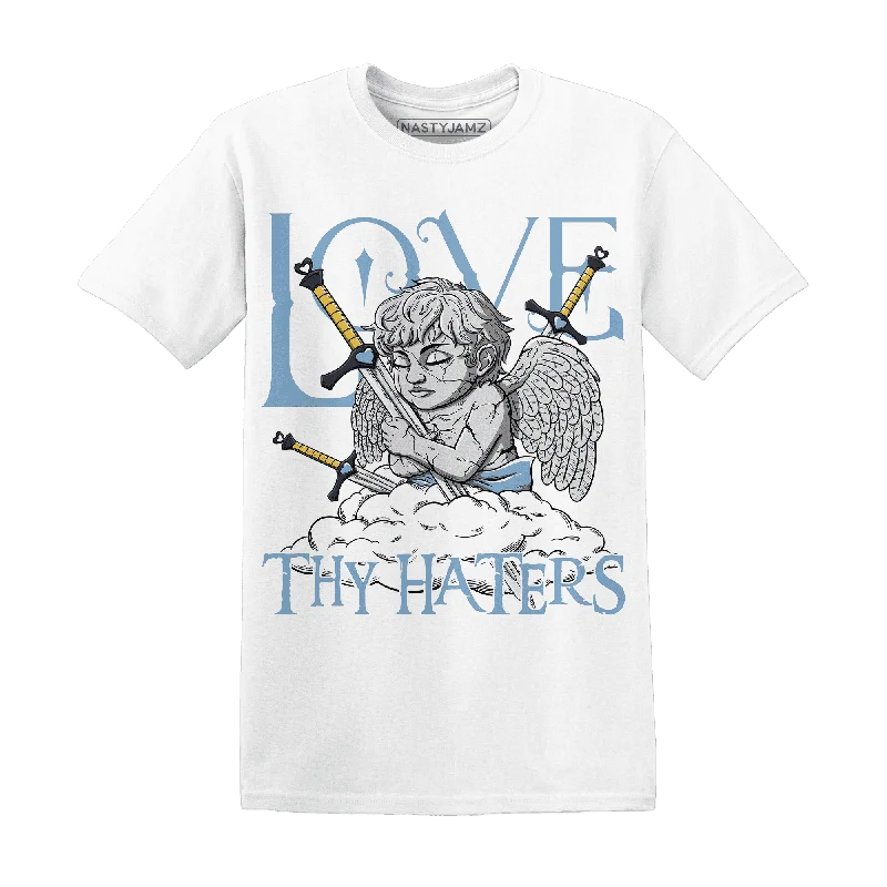 Relaxed-Fit Unisex Fashion For All-Day Comfort Trend Leading Collection NastyJamz First In Flight 1s T-Shirt Match Love Thy Haters Angel