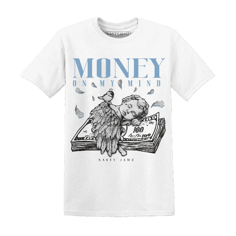 Comfortable And Stylish Unisex Outfits Fashion Essentials NastyJamz First In Flight 1s T-Shirt Match Money On My Mind Angel