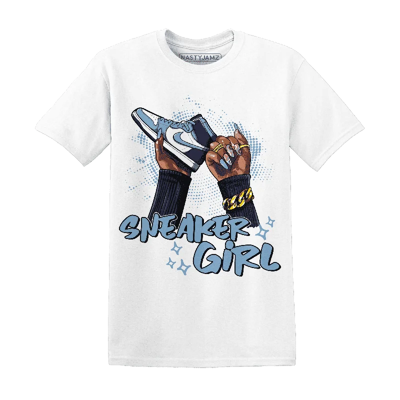 Breathable And Lightweight Unisex Wear Exclusive Discounts NastyJamz First In Flight 1s T-Shirt Match Sneaker Girl Nail