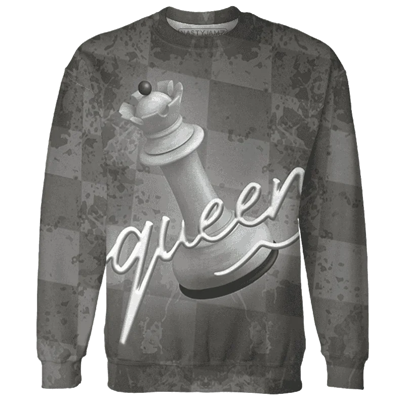 Gender-Neutral Clothing Styles Valentine's Special NastyJamz Gratitude 11s Sweatshirt Match Black Queen All-Over Print