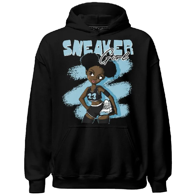 Oversized Unisex Apparel For Effortless Style Style Redefined Legend Blue 11s NastyJamz Hoodie Match Black Sneaker Girl