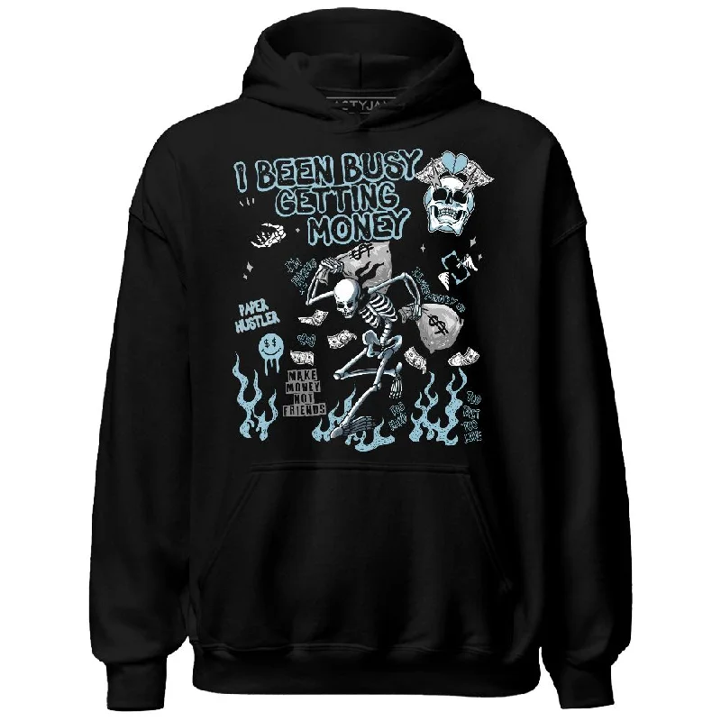 Oversized And Relaxed Unisex Fashion Street Style Discounts Legend Blue 11s NastyJamz Hoodie Match Busy Getting Money Skull