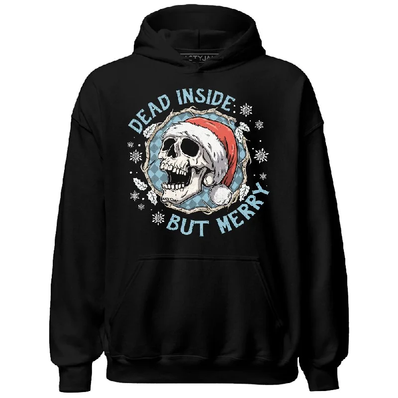 Urban-Inspired Unisex Fashion Pieces Luxury Casual Deals Legend Blue 11s NastyJamz Hoodie Match Dead Inside But Merry