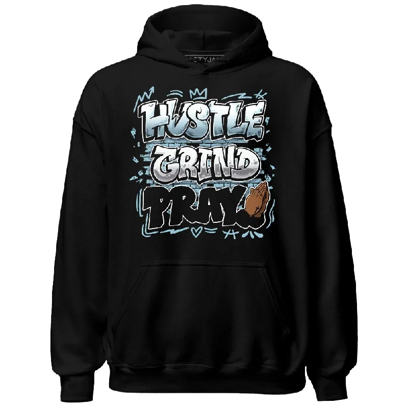 Trendy Unisex Streetwear Fashion Trendy Street Style Legend Blue 11s NastyJamz Hoodie Match Hustle Grind Pray