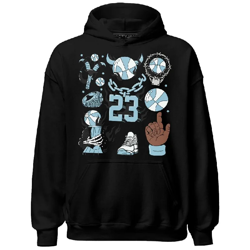 Casual And Trendy Unisex Fashion Staples Stupidly Low Prices Legend Blue 11s NastyJamz Hoodie Match Neclaces Number 23