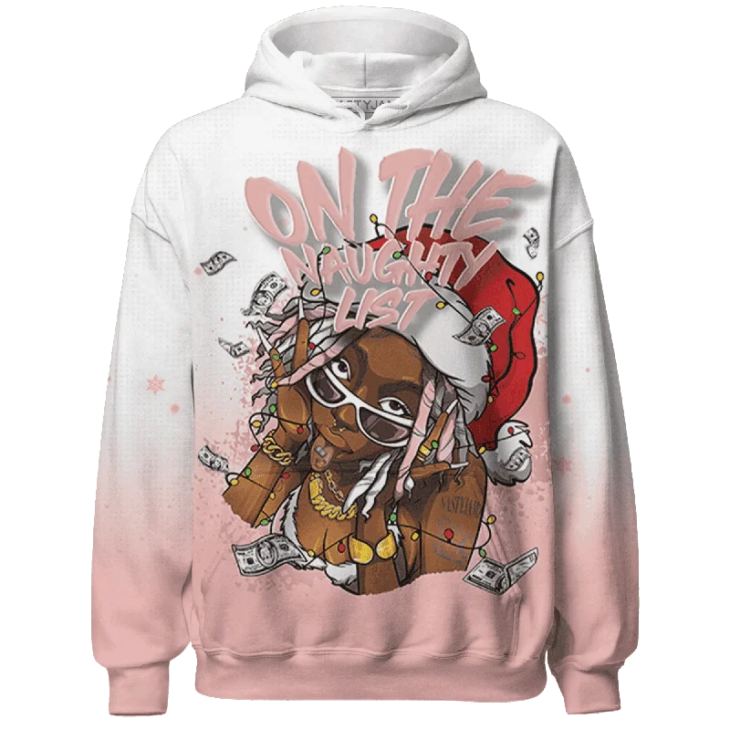 High-Quality Unisex Basics For Everyday Wear Inspired By You, Designed For You Low Legend Pink 11s NastyJamz Hoodie Match Xmas Naughty List All-Over Print