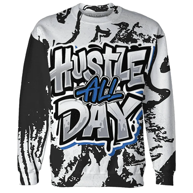 Lightweight And Breathable Unisex Wear Fashion Forward NastyJamz Low Space Jamz 11s Sweatshirt Match Hustle All Day All-Over Print