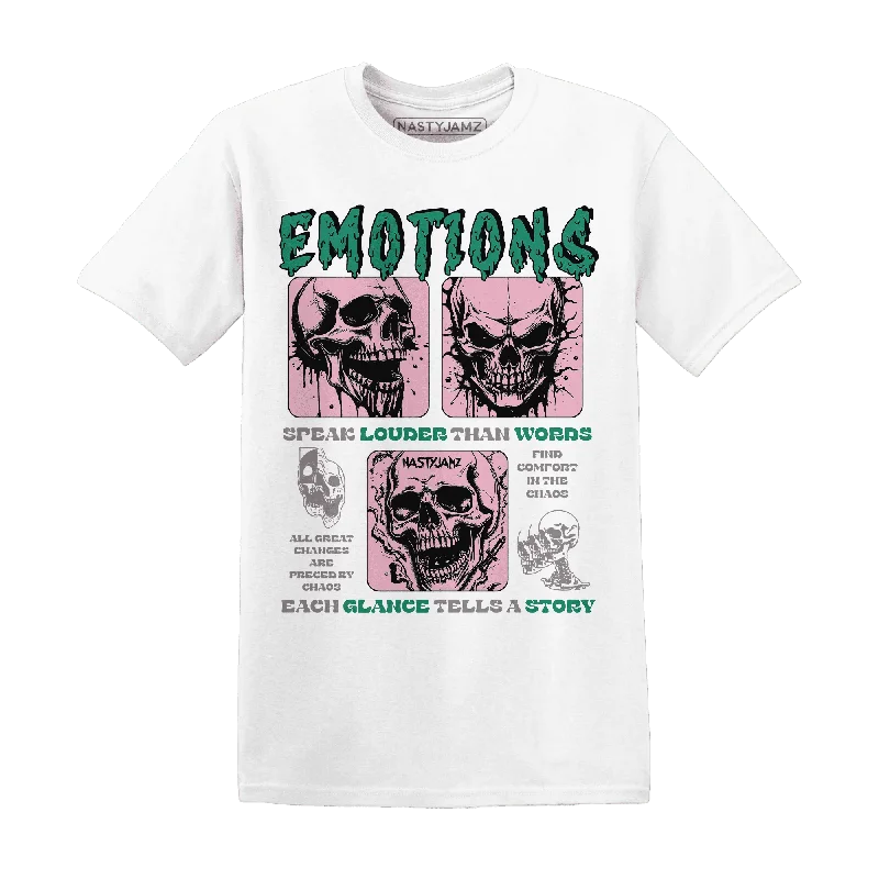 Trendy Unisex Clearance Sale, All Cheap NastyJamz Dunk Pink Malachite Medium Soft Low Sail T-Shirt Match Emotions Skull