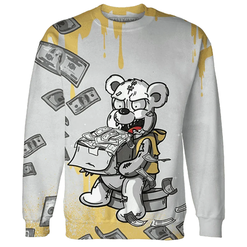 Everyday Wear For Men And Women Fashion-Forward Offers NastyJamz Paris Cement Olympics 6s Sweatshirt Match Cash Money Splash Paint All-Over Print