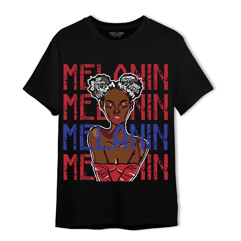 Functional And Stylish Unisex Outerwear Hot Items NastyJamz Playoffs 8s T-Shirt Match Melanin Girl