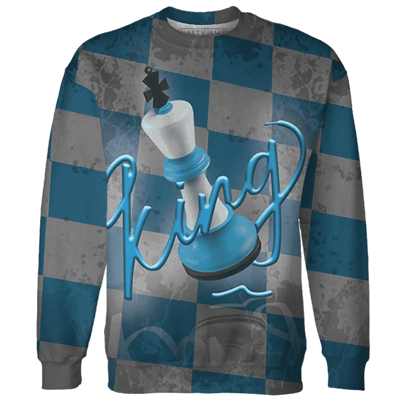 Urban Unisex Fashion Outfits Limited Time NastyJamz Powder Blue 9s Sweatshirt Match Black King All-Over Print