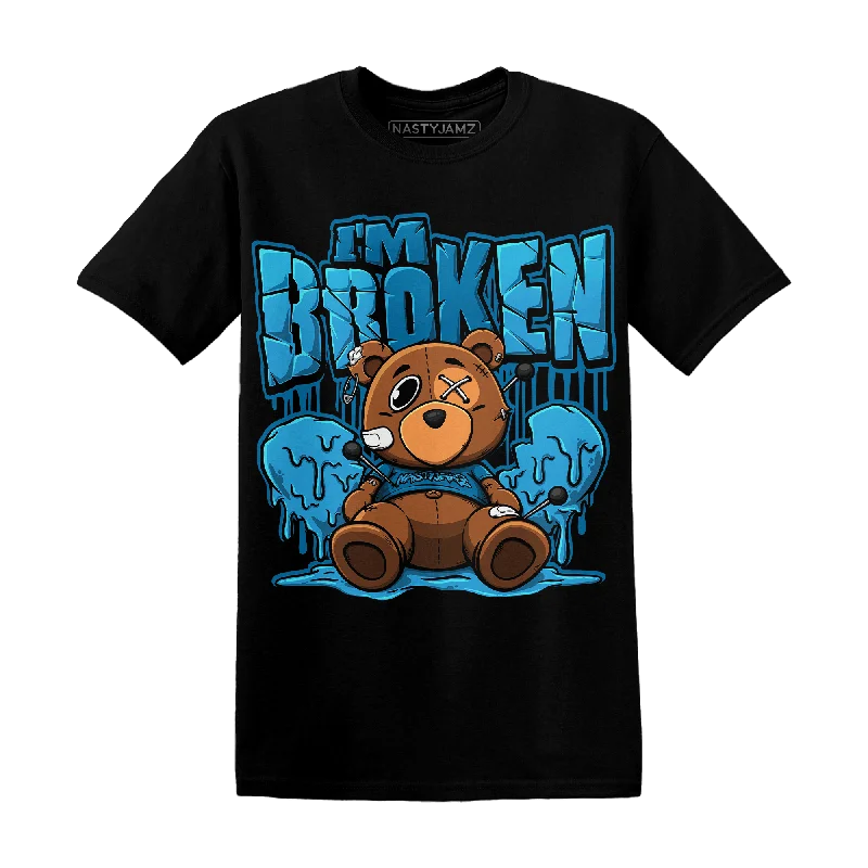 Modern Unisex Streetwear Outfits Fashion Frontiers NastyJamz Powder Blue 9s T-Shirt Im Broken BER