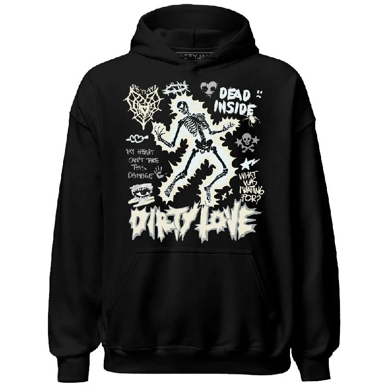 Comfortable Gender-Free Fashion Choices Vintage-Inspired Style Offers Pure Platinum 4s NastyJamz Hoodie Match Dirty Love Skull