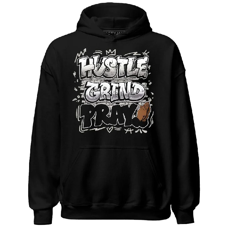 All-Season Unisex Clothing Collection Crazy Price Slashing Reverse Metallic 5s NastyJamz Hoodie Match Hustle Grind Pray