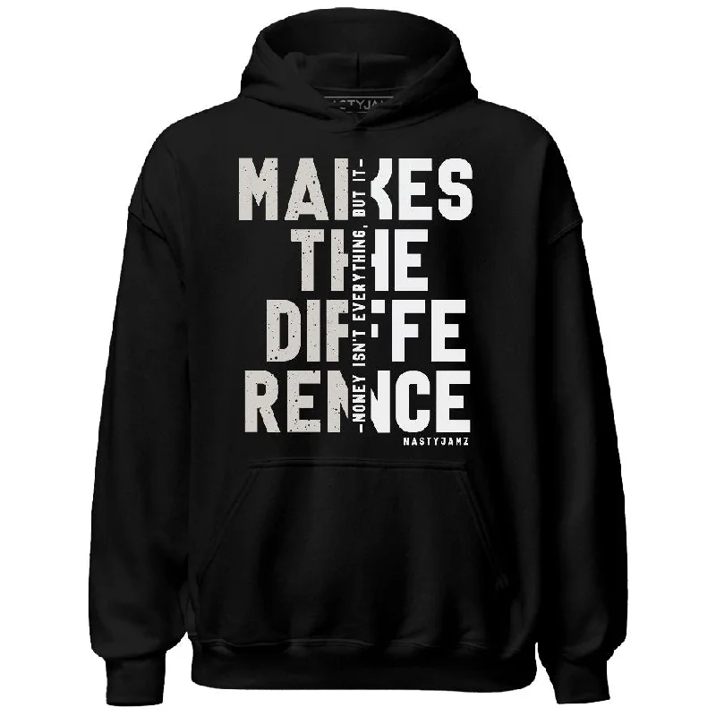 Sleek And Stylish Unisex Outerwear Comfortable Chic Reverse Metallic 5s NastyJamz Hoodie Match Money Makes Difference