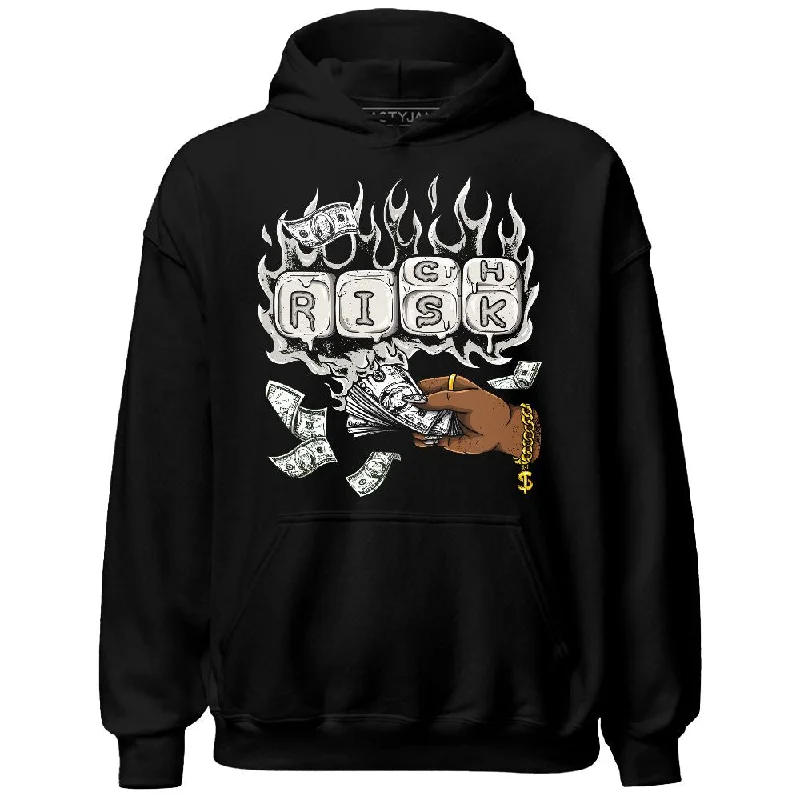 Gender-Neutral Trendy Clothing Styles Gift Ideas Reverse Metallic 5s NastyJamz Hoodie Match Rich Or Risk