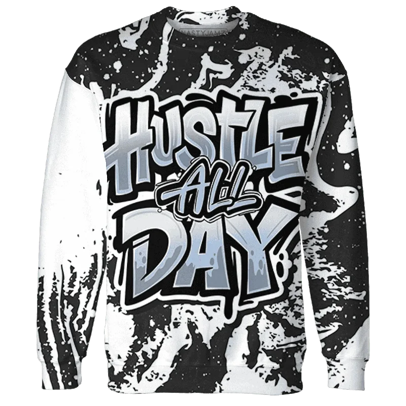 Stylish Unisex Outfit Ideas Timeless Style Promotions NastyJamz Reverse Oreo 6s Sweatshirt Match Hustle All Day All-Over Print