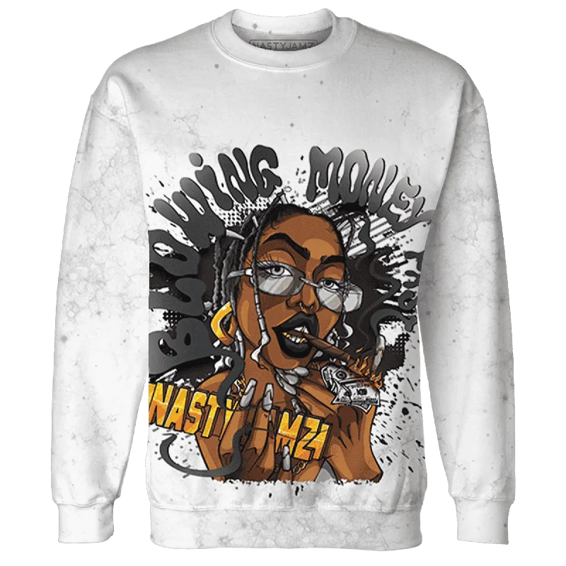 Casual And Trendy Unisex Fashion Staples Break Fashion Norms NastyJamz Wolf Grey 1s Sweatshirt Match Blowing Money Fast Girl All-Over Print